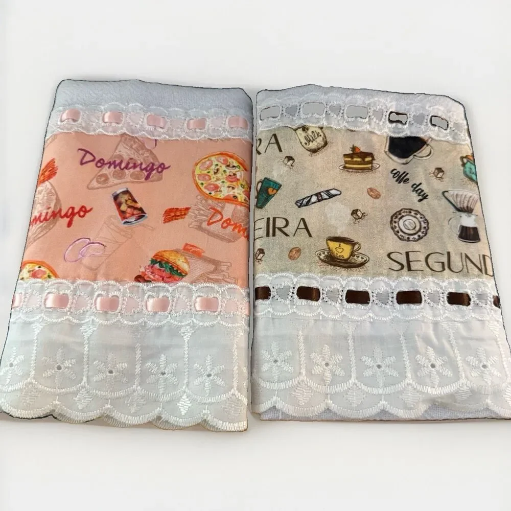 Brazilian Cotton Kitchen Towels Textil H Carvalho Flower Sack Dish Cloth Crafts